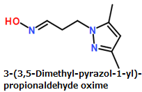 CAS#3-(3,5-Dimethyl-pyrazol-1-yl)-propionaldehyde oxime